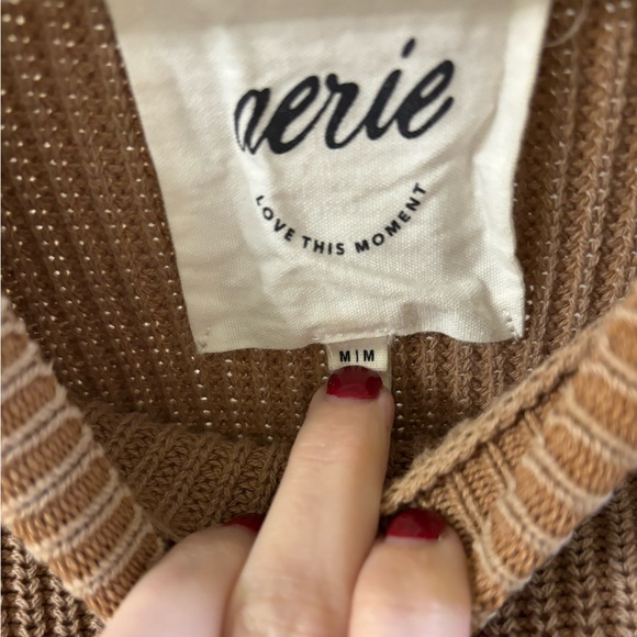 Aerie Chunky Ribbed Sweater M Camel/Tan
**WORN ONCE - Picture 2 of 2